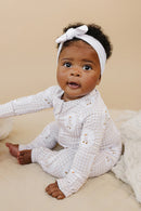 Bamboo Zip Romper | Gingham & Goose