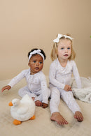 Bamboo Zip Romper | Gingham & Goose