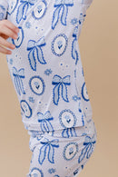 Bamboo Two Piece Set | Blue Bow