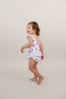 Two Piece Swimsuit | Blue Cherry