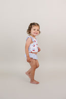 Two Piece Swimsuit | Blue Cherry