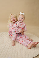 Jogger Set | Blush & Cherry