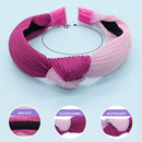 Two Tone Pleated Knot Headbands
