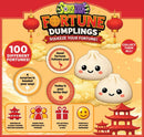 SquishZilla Mystery Fortune Dumpling Squishy | Fortune Message Sensory Fidget Toy