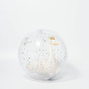 Sunnylife 3D Inflatable Beach Ball – Princess Swan Multi Glitter Beach Ball