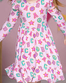 Abigail Twirl Dress | Girls Bamboo Twirl Dress | Boutique Dress | Bossier City, LA