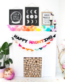 Pink Set Opaque Acrylic Bat Decorations