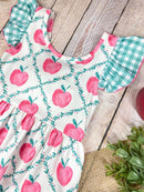 Apple Orchard Flutter Dress | Girls Apple Print Dress