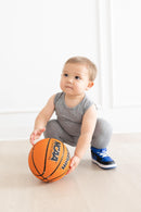 Heather Gray Tank One-Piece Jogger