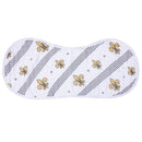Baby Burp Cloth & Bib Combo: Fleur de Lis