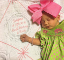 Louisiana Baby Girl Muslin Swaddle Receiving Blanket