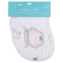 Baby Burp Cloth & Bib Combo: Southern Belle