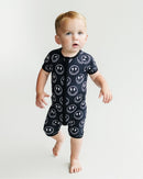 Bamboo Shorty Romper | Electric Smiley