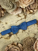 Bitty Scalloped Bow - Headband - 2.5"