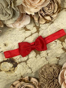 Bitty Scalloped Bow - Headband - 2.5"