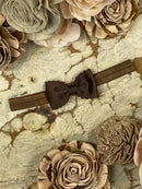 Bitty Scalloped Bow - Headband - 2.5"