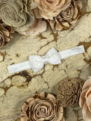 Bitty Scalloped Bow - Headband - 2.5"