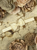 Bitty Scalloped Bow - Headband - 2.5"