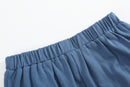 Blue ABC School Shirt and Shorts Set