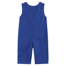 Blue and Orange Football Smocked Longalls