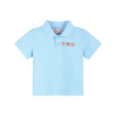 Blue Baseball Polo Shirt