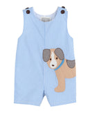 Blue Gingham Puppy Jon Jon