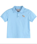 Blue Puppy Golf Polo Shirt