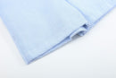 Blue Seersucker Gingham Bunny Shortall