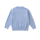 Blue Sparkly Bow Sweater