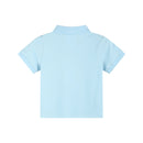 Blue USA Flag Polo Shirt