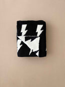 Lightning Bolt Fuzzy Blanket | Black