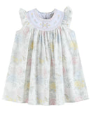 Bouquet Floral Smocked Bishop Dress