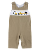 Brown Construction Smocked Longalls