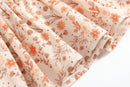 Brown Floral Smocked Dress and Bloomer Set