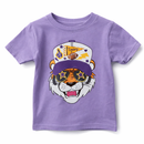Cool Cat Purple Tiger Game Day Graphic Tee