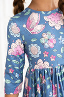 SALE Spring Gardens Twirl Dress