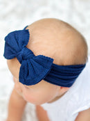 Cable Knit Bow Headbands