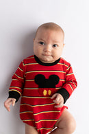Baby Mouse Inspired Bubble Romper | Red Stripe Disney Vacation Boutique Outfit