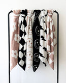 Checkered Plush Blanket | Black