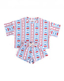 Shorts Set | Cherries & Stripes