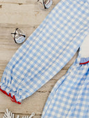 Christmas Milk & Cookies Smocked Dress