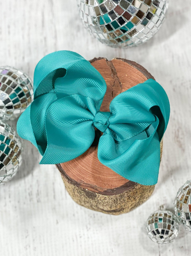 Classic Grosgrain Hair Bow - Alligator Clip - 4.5"