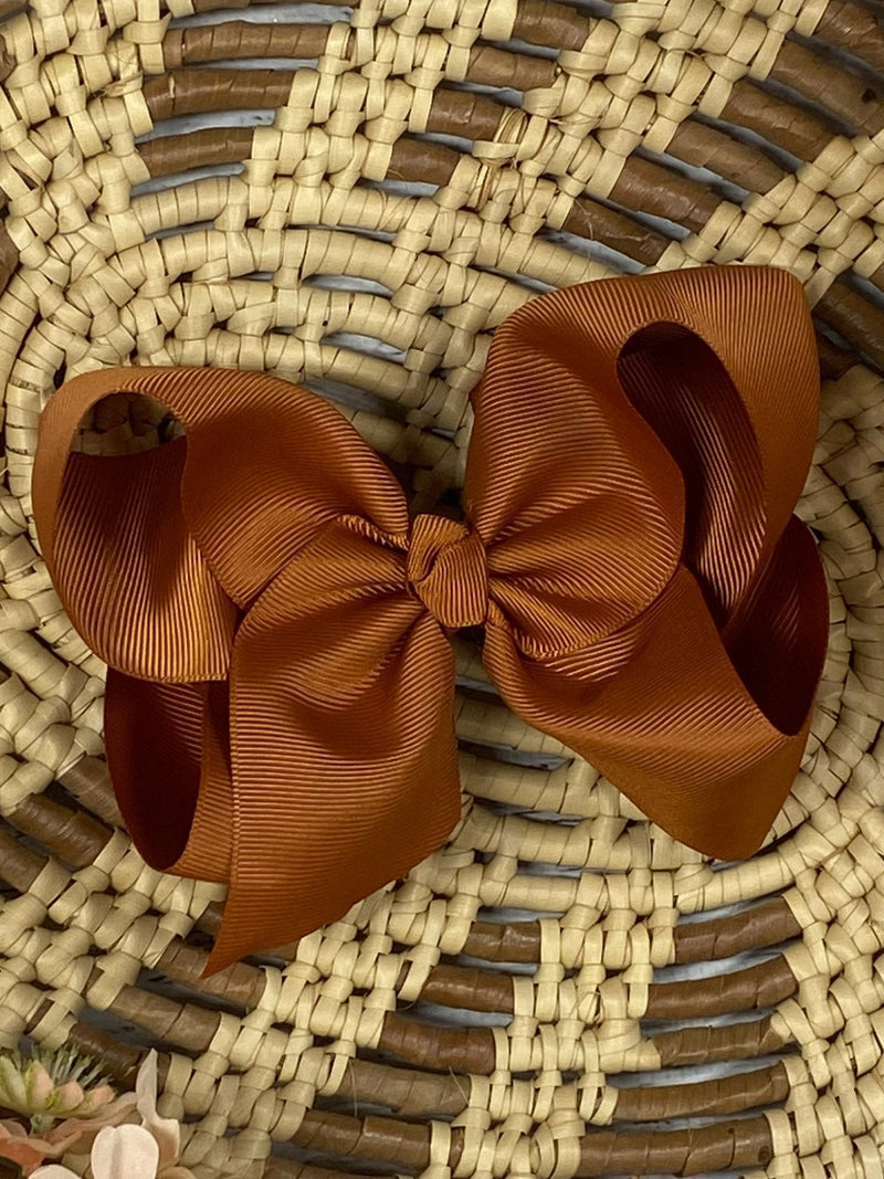 Classic Grosgrain Hair Bow - Alligator Clip - 4.5"