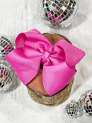 Classic Grosgrain Hair Bow - Alligator Clip - 4.5"