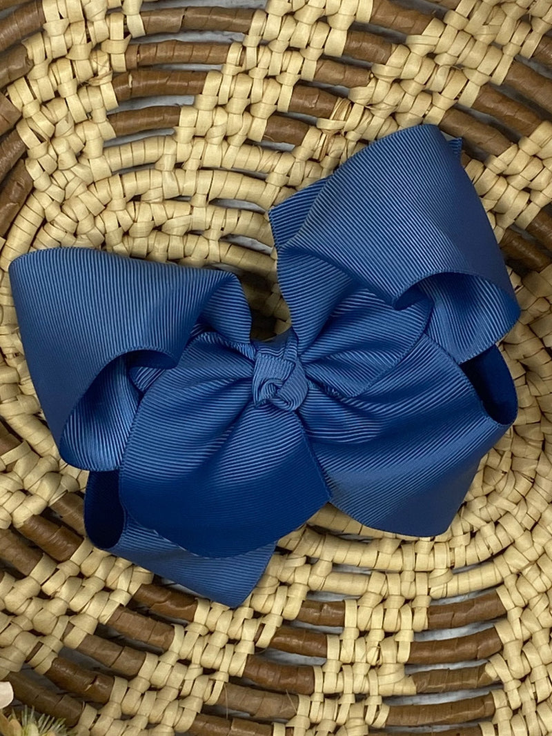 Classic Grosgrain Hair Bow - Alligator Clip - 4.5"