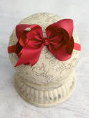 Classic Grosgrain Hair Bow - Satin Headband - 4.5"