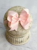 Classic Grosgrain Hair Bow - Satin Headband - 4.5"