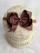 Classic Grosgrain Hair Bow - Satin Headband - 4.5"