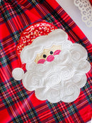 Classic Red Plaid Santa Dress