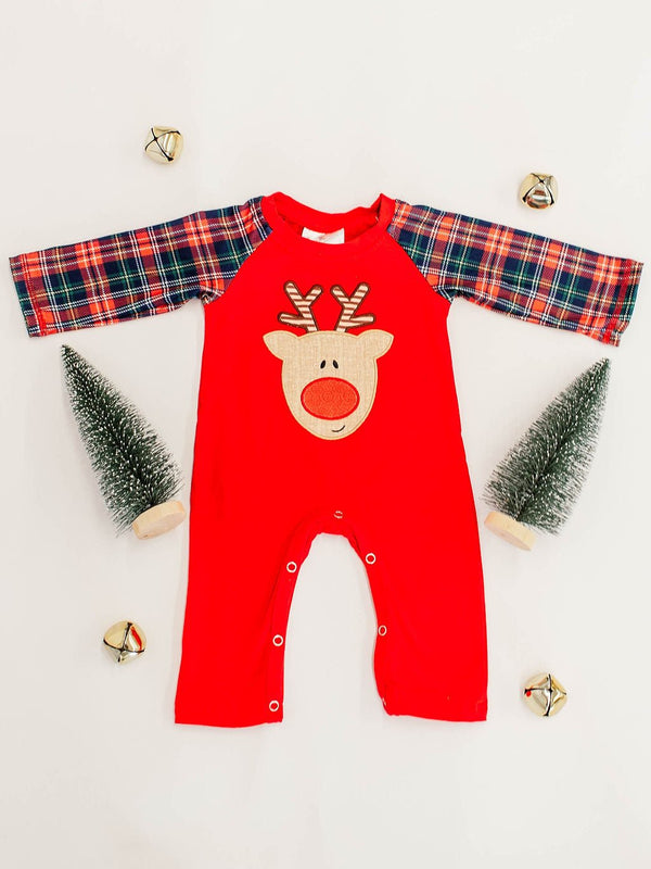 Classic Rudolf Infant Boys Onesie
